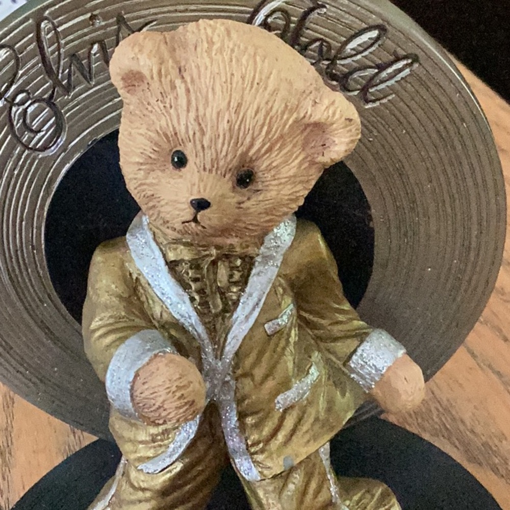 Elvis Gold Be My Teddy Bear Collection Figurine 2001